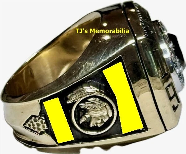 Anillo de campeonato 1983 Washington Redskins NFC CHAMPIONS JOSTENS ORO 10K dueño Foto 4 de 4