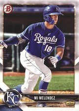MJ Melendez 2018 Bowman #BP64 Prospects Kansas City Royals