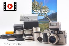 4Lens Near MINT w/ TLA200 Strap CONTAX G2 21 28 45 90mm Film Camera FromJAPAN