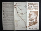 (2) Vintage  1960's Old Mission San Juan Capistrano Map & Guide Brochures — photo 2