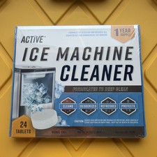 Ice Machine Cleaner Maker Descaler - 24 Clean Tablets Compatible with Frigida...