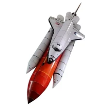 1/150 Space Shuttle Atlantis Paper Model Handmade Space Rocket Craft Unassembled