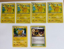 Pokemon TCG XY Holo Pikachu Movie Promo x4 (42/146) All Night Party 96/122 BONUS on eBay