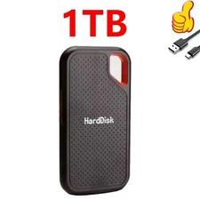 Disque dur externe 1TB Haute capacité de vitesse État solide Usb3.2 Ordinateur portable Mac Et PC