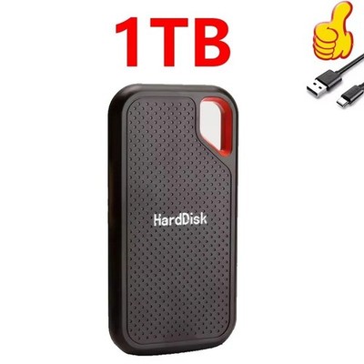 external hard drive 1TB High Speed Capacity Solid State Usb3.2 Laptop Mac And PC