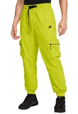 Men's Nike Tech Pack Woven Cargo Pants Bright Cactus Green FZ0756-357 Size XL