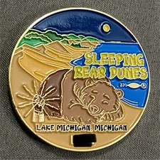 IBEW 57th Reunion Lake Michigan Michigan Challenge Coin Sleeping Bear Dunes