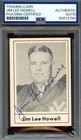Jim Lee Howell PSA DNA Signed 1977 Touchdown Club Autograph