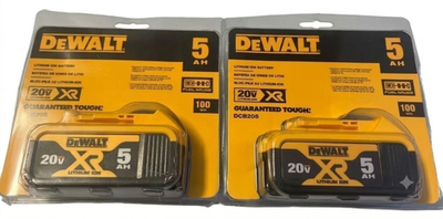 #ad 2Packs New DEWALT DCB205 20V Max XR 5.0Ah Lithium Ion Battery for Tools USA $69.99