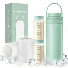 Portable-Breast-Milk-Cooler for Outdoor, Life Saver with 360 Total Cooling f...