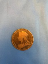 1896 British One Penny Coin 