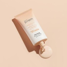 MAKE P:REM Glow Beige Tone Up Sun Cream SPF50 PA   Korean Cosmetics, KBeauty