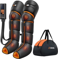 Leg Compression Massager with Heat for Circulation and Pain Relief Full Leg Ma