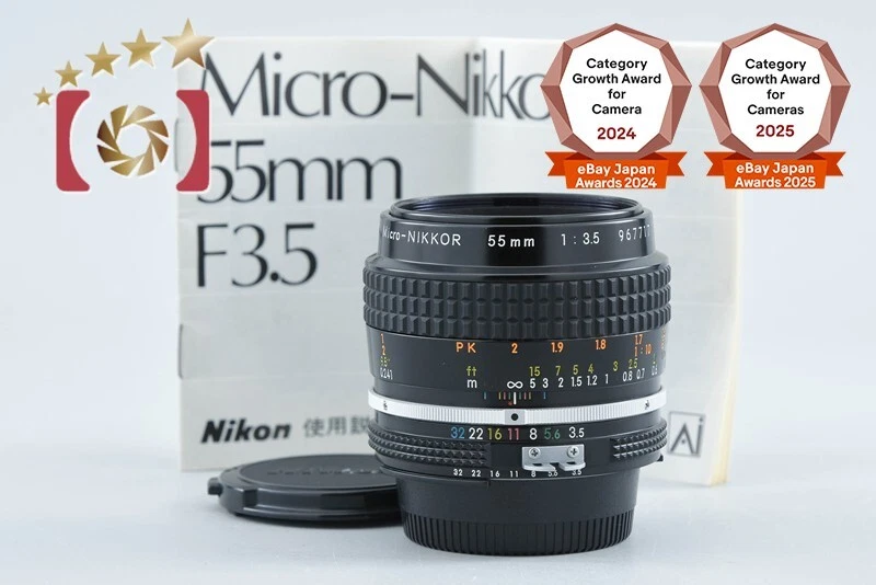 25+ Nikon Micro NIKKOR f/3.5 Camera Lenses 55mm Focal for sale