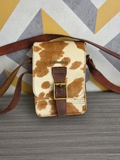 Borsa a tracolla Dr Martens in pelle con stampa mucca capelli su nascondiglio borsa vintage piccola