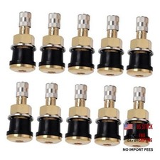 10 Piece TR501 Brass Valve Stems for Commercial Vehicles. Fits TR501 10pcs