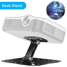 Projector Wall Ceiling Stand 1/4" Screw Foldable Desktop Mount for Home Office