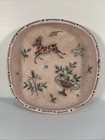 Vintage Fratelli Fanciullacci Pink Bowl Plate Italian Art Pottery MCM Italy