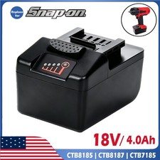 For Snap On 18v Battery 4ah Ctb8185 Ctb8187 Ct8850 Ctb7185 Ct7850 Ctc720 Li-ion For Snap On 18v Battery 4ah Ctb8185 Ctb8187 Ct8850 Ctb7185 Ct7850 Ctc720 Li-ion
