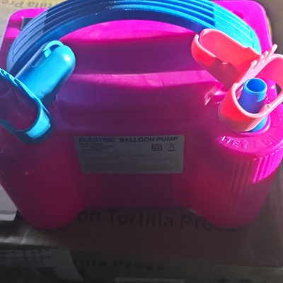 #ad High Pressure Electric Balloon Pump 73005A Pink Blue Two Modes for Party $35.00