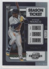 2022 Panini Chronicles Contenders Optic Holo Prizm Wander Franco #1 z7j