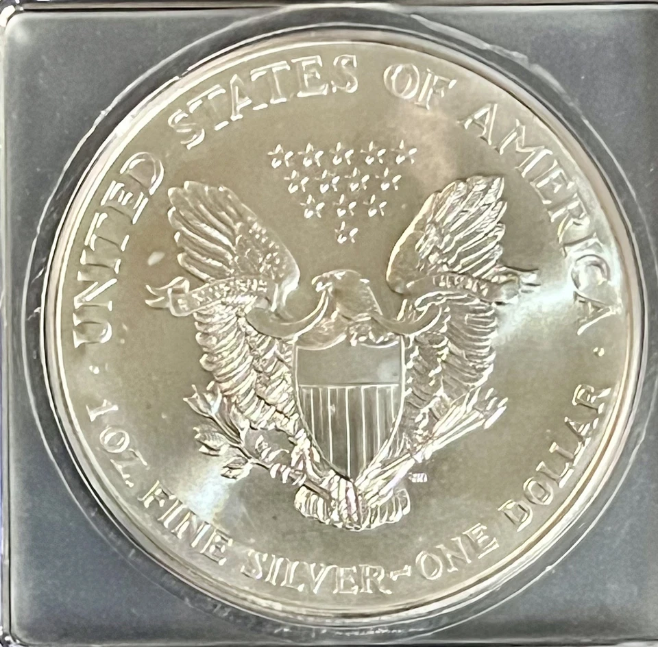 American Silver Eagle MS70 ICG 1999 Foto 4 de 4