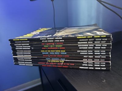 Lot W/ 12 Vintage THRASHER Magazines 2016/17 Lot 12 427-439 Missing 428 W CDs