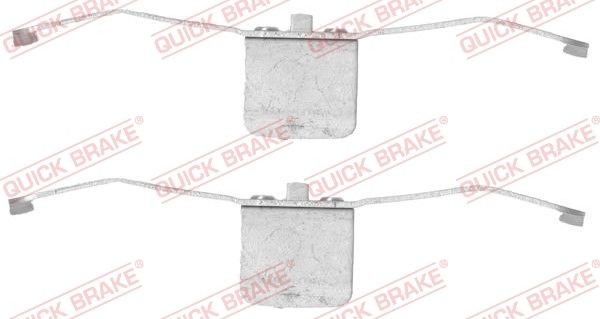 Quick Brake ZubehöRsatz, Scheibenbremsbelag 109-1639 FüR Audi-image