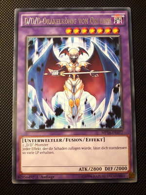Yu-Gi-Oh! D/D/D-Orakelkönig von Orleans, MP16-DE077, Rare, 1. Auflage, Excellent