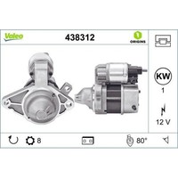 1X Starter Valeo 438312 Passend FüR CitroËN Peugeot Toyota