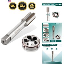 New HSS 5/8"-24 UNEF Right Hand Thread Tap and Die Set 5/8x24 RH