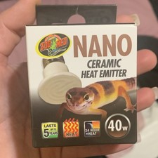 Zoo Med Nano Ceramic Heat Emitter 40W for Reptile Terrariums CE-40N