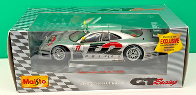 Maisto Mercedes CLK-GTR #11 Warsteiner FIA GT Racing 1:18 Diecast Model Car Boxe