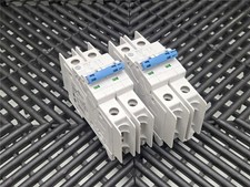 Lot of 2 Allen-Bradley 1489-M2C250 Ser D Circuit Breaker 25A Double Pole
