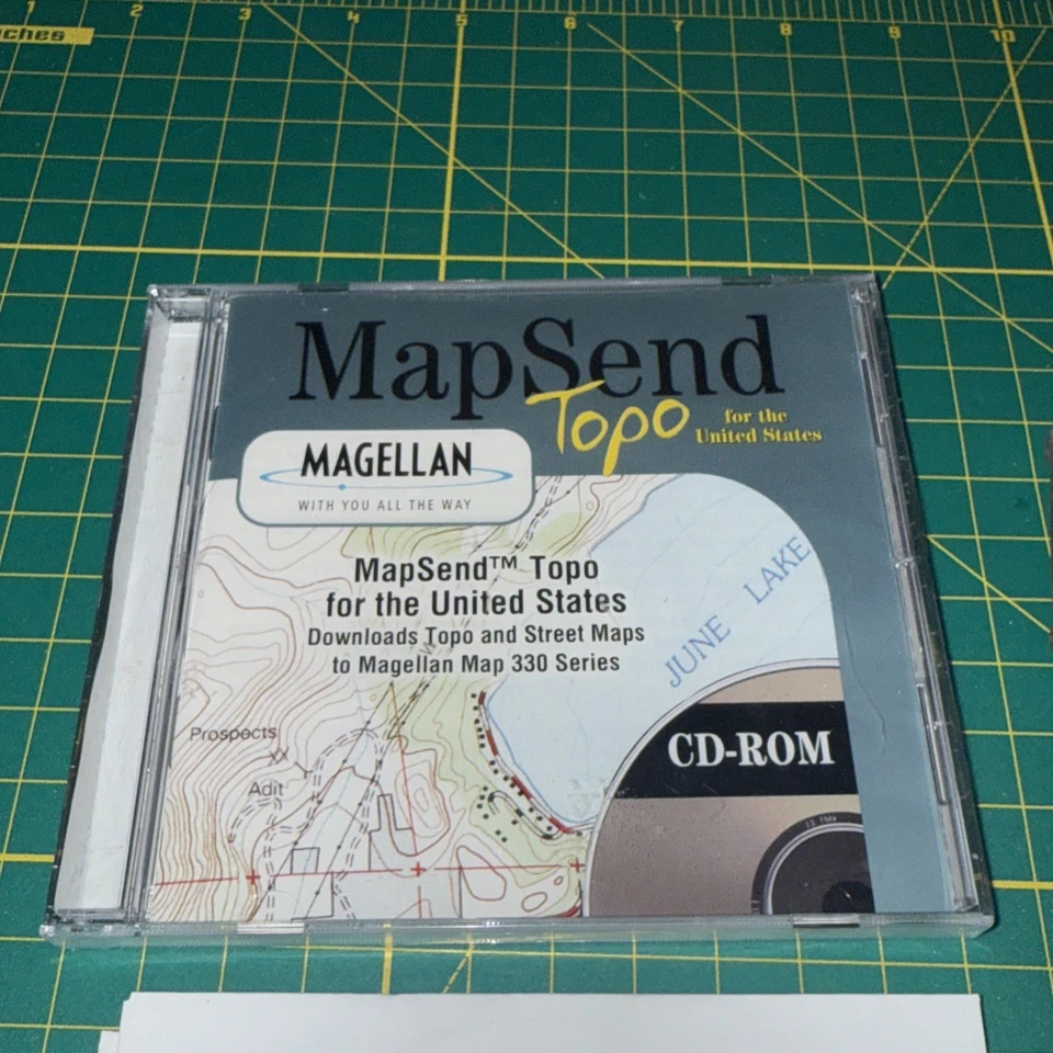Magellan Meridian Platinum Handheld GPS Receiver Cd-ROM Memory Card Lot - Image 4 of 4