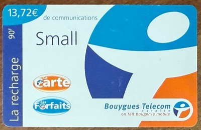 MARTINIQUE BOUYGUES TELEKOM KARIBIK 13,72  AUFLADUNG GSM PREPAID TELEKARTE KARTE