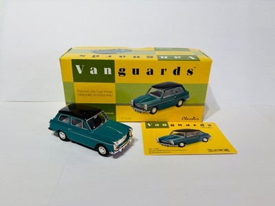 Corgi Vanguards VA11203 Austin A40 Farina Countryman, Sutherland Green, neuwertig