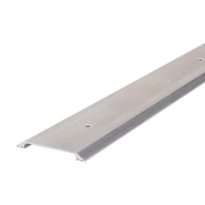 11072 2-1/2 in. x 1/4 in. x 36 in. Silver Aluminum Flat Profile Threshold for...