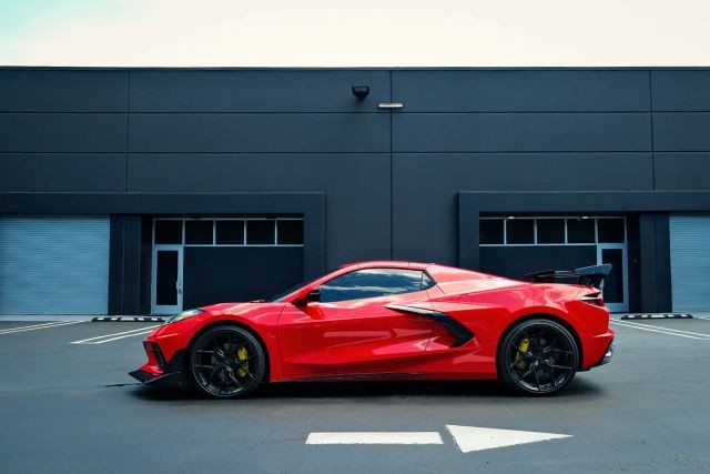 2025 Red Chevrolet Corvette   | C8 Corvette Photo 3