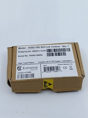 Extreme Networks 10302 10GB-LR-SFPP SFP+ Transceiver 10km Neu_0,04_6