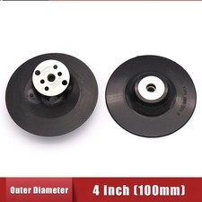 4 Inch 100mm Backing Pad Sandpaper Sanding Discs Polishing Tray Thread 10mm