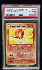 Light Flareon #136 Japanese Neo Destiny 2001 Pokémon PSA 10 🔥