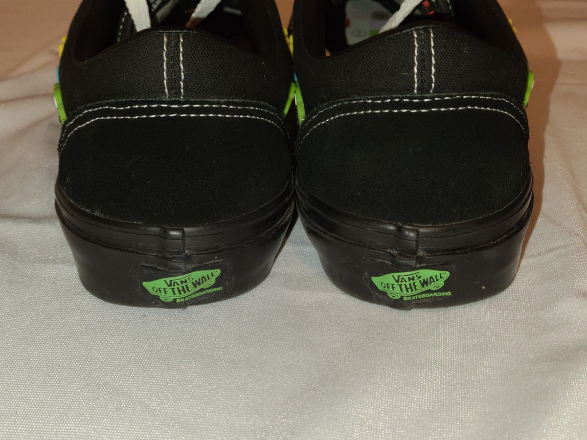 Size 12 - Vans Skate Old Skool LTD Frog Skateboards Charms Black View 4
