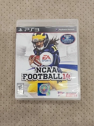 NCAA Football 14 Sony PlayStation 3 PS3 CIB Complete W/ Manual & Insert Works