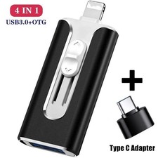 4in1 SB3.0 Flash Drive Memory Photo Pen Stick OTG for iPhone Samsung iPad Type-c