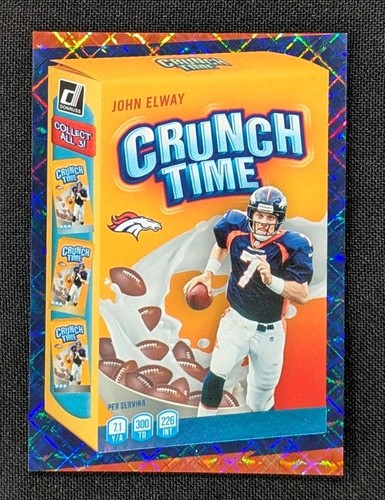 John Elway [Cosmic] #CT-12 2022 Panini Donruss Crunch Time card