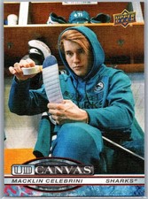 2025-26 Upper Deck #C-124 Macklin Celebrini UD Canvas