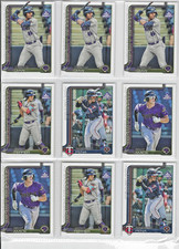 2025 Topps Chrome MiLB Pro Debut Khadim Diaw, Ferrer, Pena +++