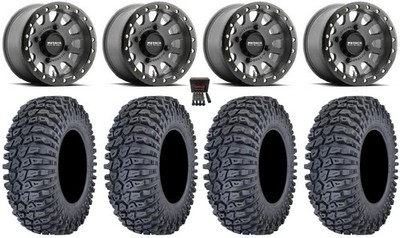Method 401 Bdlk 15'' Wheels Ti (5+2) 37'' Rockinator Tires Pioneer 1000 / Talon