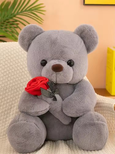 25cm Kawaii Teddy Bear Plush Soft Stuffed Animal Cute Romantic Gift for Girls